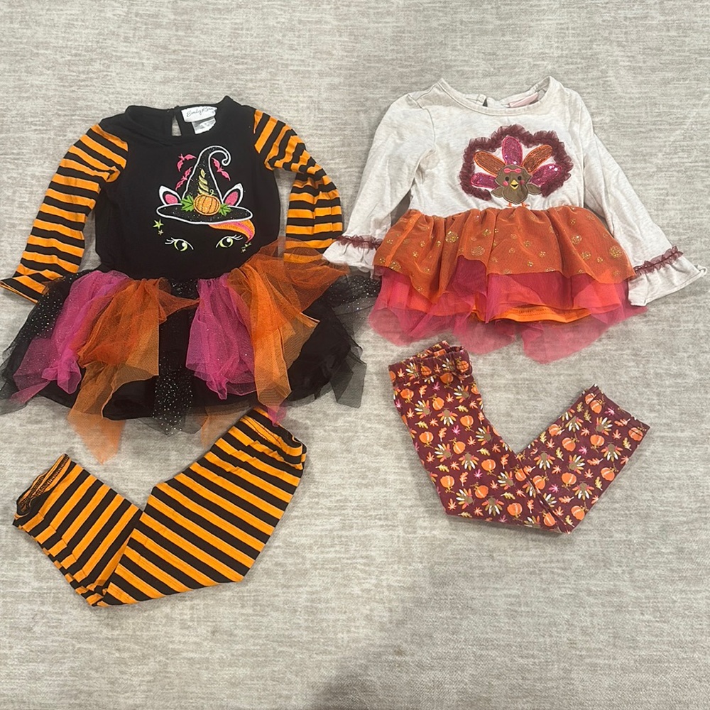 Halloween and Thanksgiving ruffle bundle